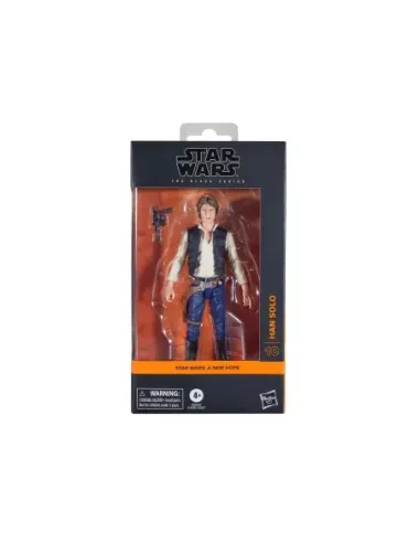 Figura hasbro star wars the black series a new hope han solo