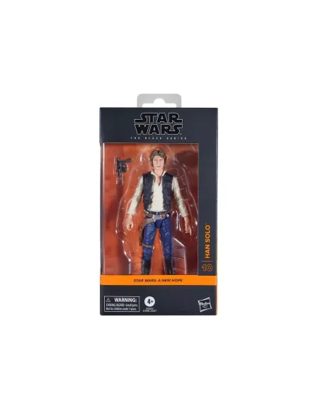 Figura hasbro star wars the black series a new hope han solo