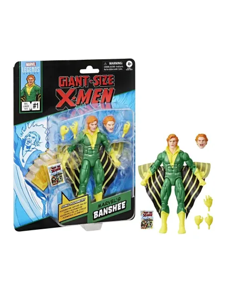 Figura hasbro marvel legends giant - size x - men mini comics banshee