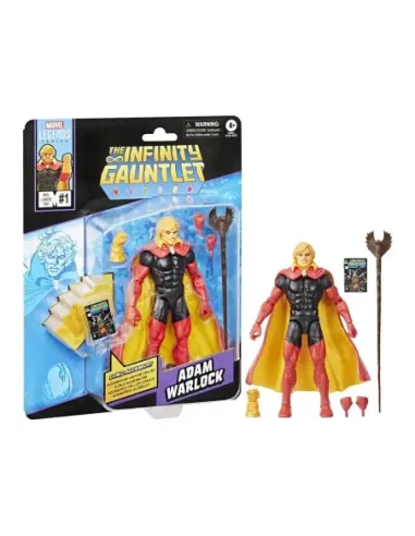 Figura hasbro marvel legends the infinity gauntlet mini comics adam warlock