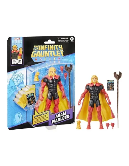 Figura hasbro marvel legends the infinity gauntlet mini comics adam warlock