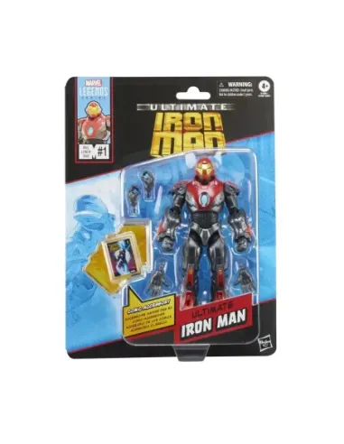Figura hasbro marvel legends mini comics ultimate ironman