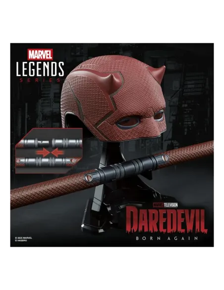 Máscara premium role play hasbro marvel legends series daredevil born again
