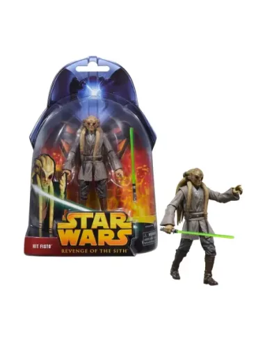 Figura hasbro star wars revenge of the sith kit fisto