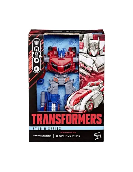 Figura hasbro transformers war for cybertron studio series voyayer class optimus prime 16.5cm
