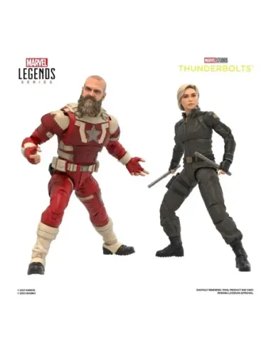 Figura hasbro marvel studios thunderbolts marvel legends series yelena belova & red guardian 15cm
