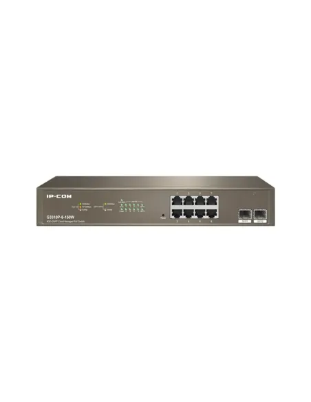 Switch 10 puertos ip - com 8 puertos gigabit ethernet 2 puertos sfp