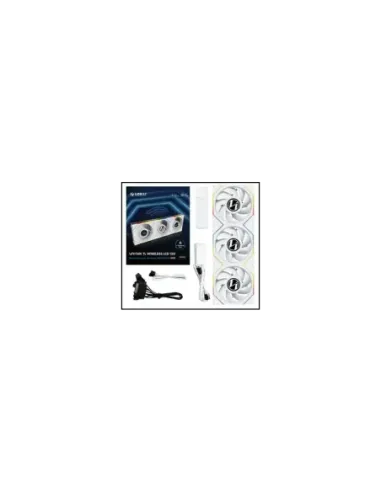 Ventilador caja lian li unifan tl - lcd wireless argb 3 x 120mm black