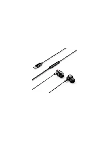 Auriculares Intrauditivos Vention Echo Lite USB-C In-Ear/ con Micrófono/ USB Tipo-C/ Negros