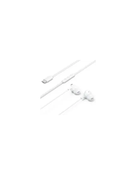 Auriculares Intrauditivos Vention Echo Lite USB-C In-Ear/ con Micrófono/ USB Tipo-C/ Blancos