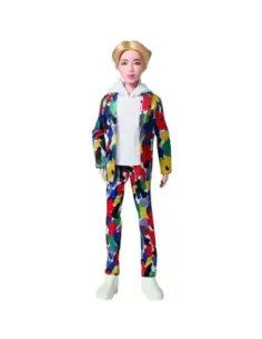 Figura mattel core fashion banda bts k - pop jin 28 cm