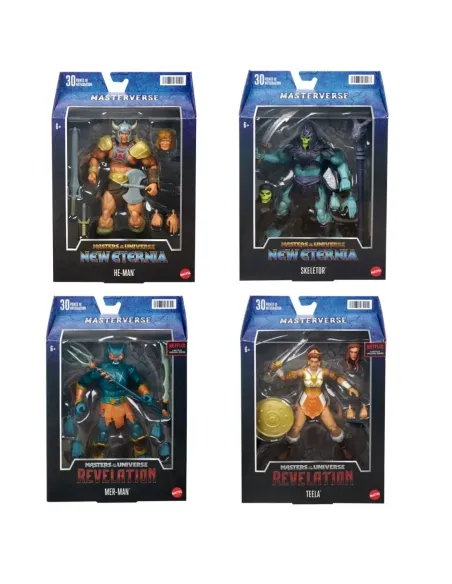 Surtido figuras mattel masters of the universe 6 unidades
