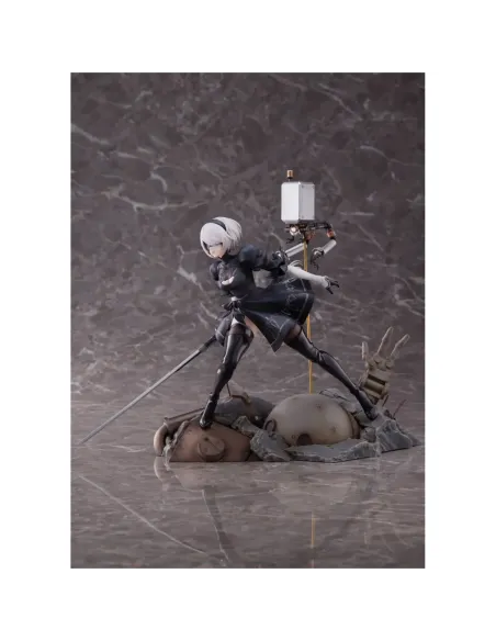 Figura aniplex 2b deluxe edition statue 20 cm nier automata ver.1.1a 1 - 7 scale