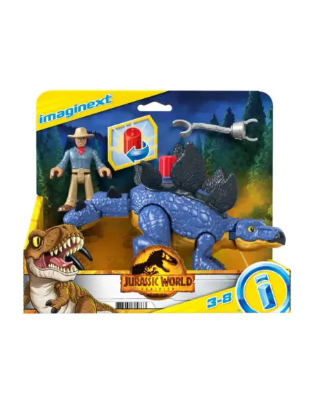 Figura mattel jurassic world stegosaurus