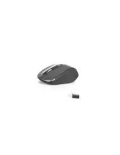 Ratón Inalámbrico NGS Haze/ Hasta 1600 DPI/ Grafito y Negro