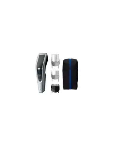 Cortapelos philips hairclipper 5000 hc5630 - 15  28 ajustes -  3 peines -  90m autonomia -  lavable -  funda tela