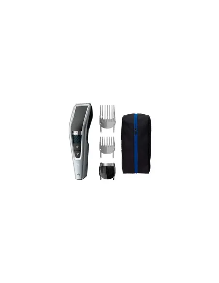 Cortapelos philips hairclipper 5000 hc5630 - 15  28 ajustes -  3 peines -  90m autonomia -  lavable -  funda tela