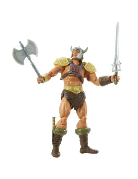 Figura mattel masters of the universe new eternia he - man vikingo