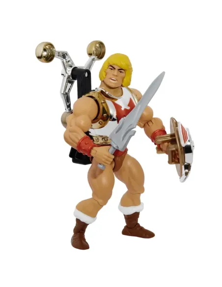 Figura mattel masters of the universe origins he - man puño volador