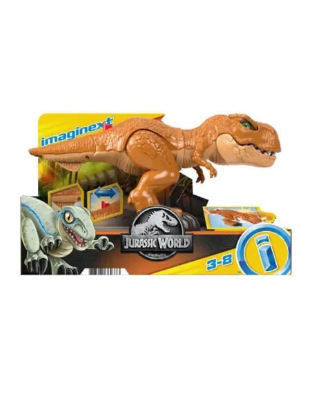 Figura mattel jurassic world imaginext t - rex