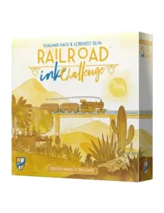 Juego de mesa railroad ink: edicion amarilla pegi 8