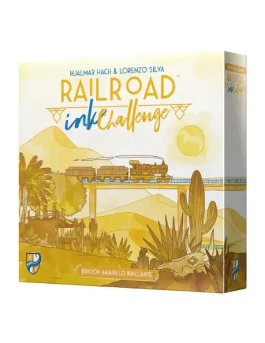Juego de mesa railroad ink: edicion amarilla pegi 8