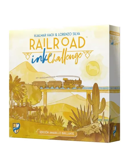 Juego de mesa railroad ink: edicion amarilla pegi 8