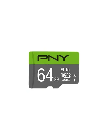 Tarjeta memoria micro secure digital micro sdhc elite pny 64gb clase 10 uhs - i u1
