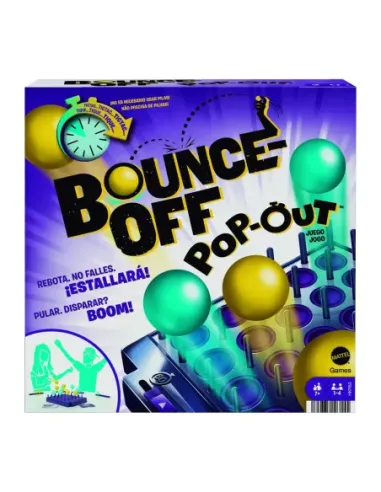 Juego de mesa mattel bounce off pop - out!