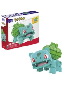 Figura mattel mega construx pokemon jumbo bulbasur mega construx 789 pcs