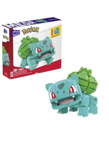Figura mattel mega construx pokemon jumbo bulbasur mega construx 789 pcs