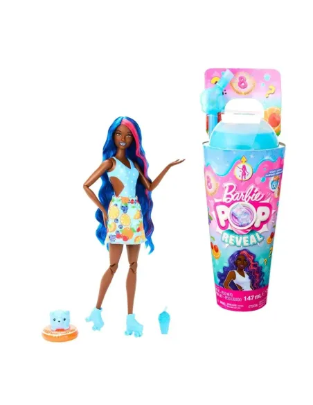 Muñeca barbie pop reveal mattel aroma de frutas ponche de frutas