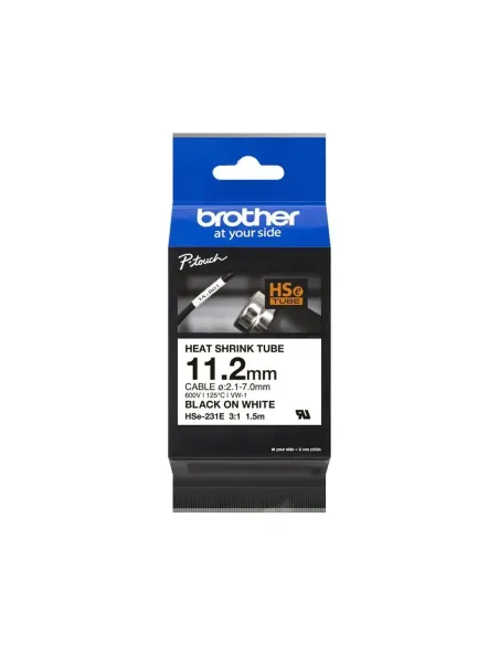 Cinta tubo brother hse231e para cables