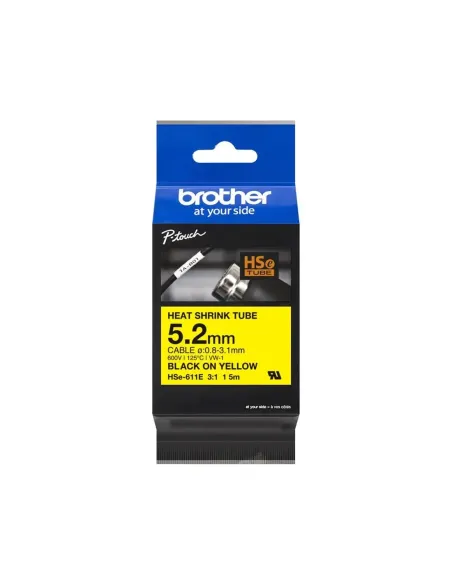 Cinta tubo brother hse611e para cables