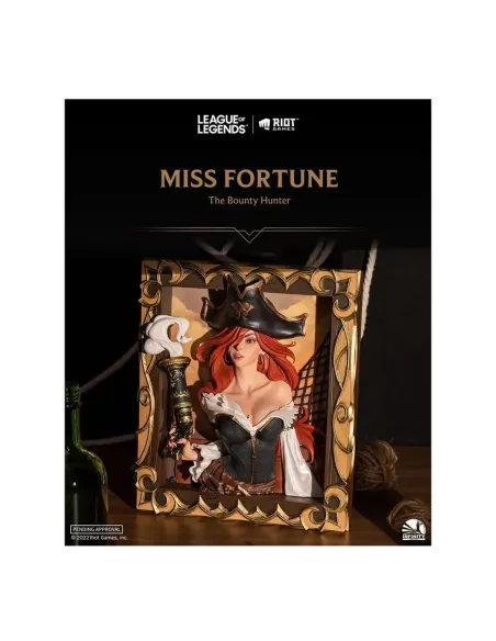 Figura league of legends marco 3d the bounty hunter miss fortune