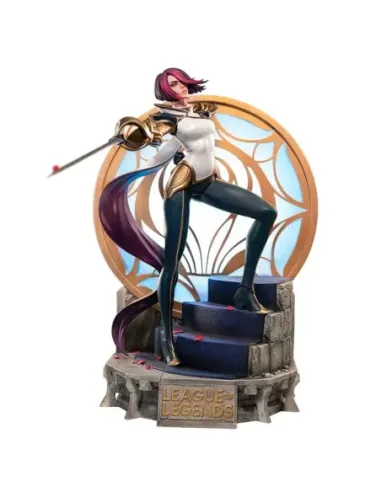 Figura league of legends estatua the grand duelist fiora laurent escala 1 - 6 edicion limitada 799 unidades
