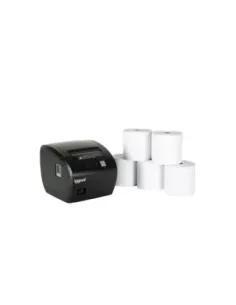 Kit impresora térmica tickets TP7001 + 5 rollos 80