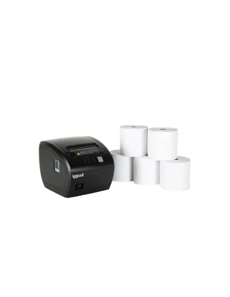 Kit impresora térmica tickets TP7001 + 5 rollos 80