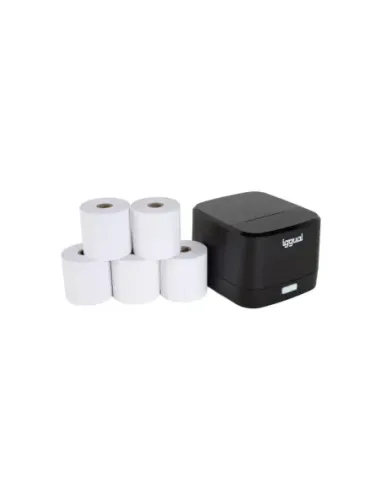 iggual Kit impresora térmica TP EASY 58 + 5 rollos