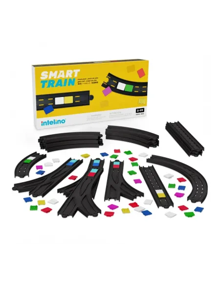 Extensiones vias de tren intelino tren robot intelino