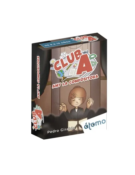 Juego de mesa átomo games club a: amy la compositora pegi 8