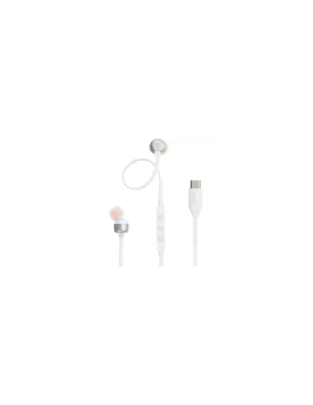 Auriculares Intrauditivos JBL Tune 310C/ con Micrófono/ Blancos