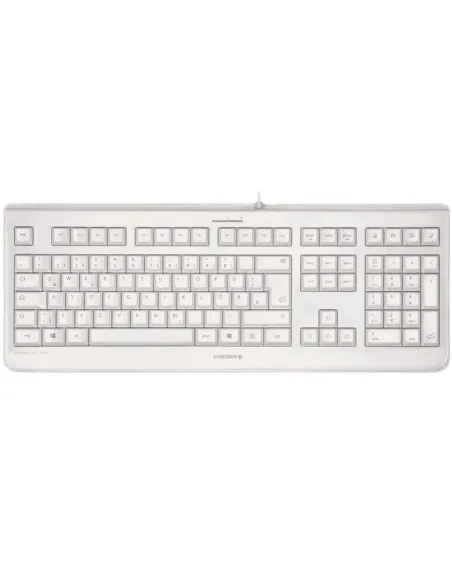 Teclado cherry kc 1068 usb blanco