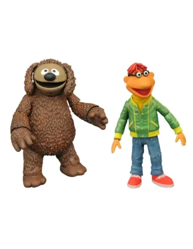 Set de 2 figuras diamond select toys the muppets los teleñecos scooter and rowlf