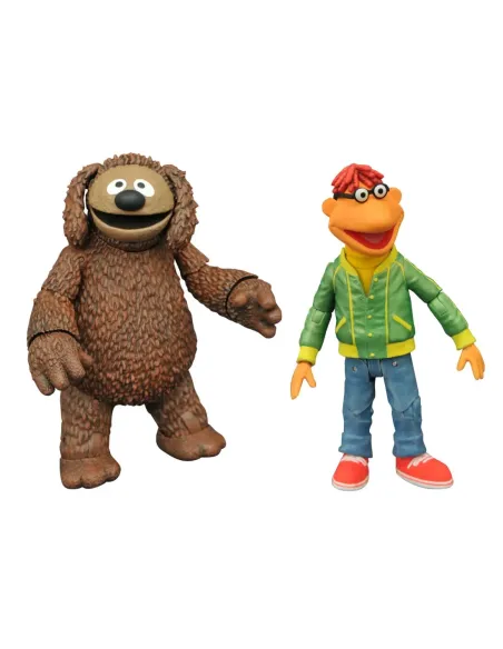 Set de 2 figuras diamond select toys the muppets los teleñecos scooter and rowlf