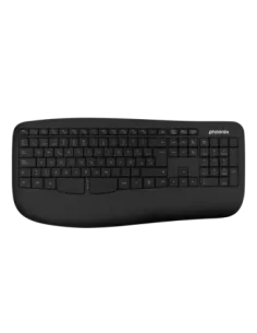 Phoenix k201 teclado ergonomico inalambrico 2.4ghz negro