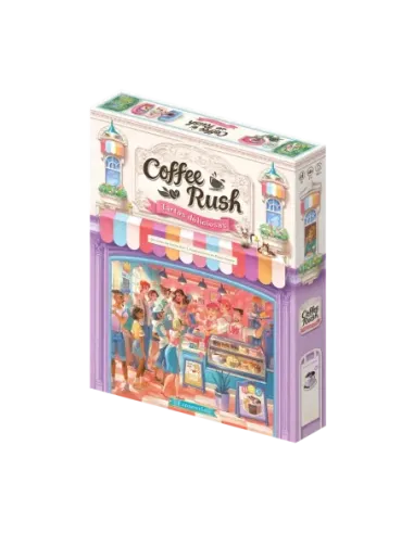 Juego de mesa coffee rush: tartas deliciosas