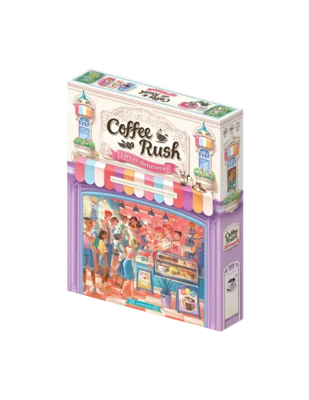 Juego de mesa coffee rush: tartas deliciosas