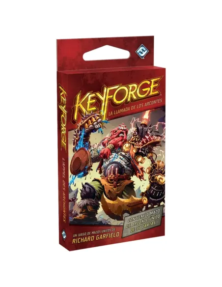 Juego de mesa keyforge la llamada de los arcontes mazo pegi 14