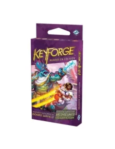 Juego de mesa keyforge mundos en colision mazo pegi 14